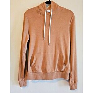 H2H Mens Casual Fit Zip-Up Hoodie Sz XL Lightweight , Brown, streetwear
